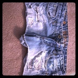 Jean shorts